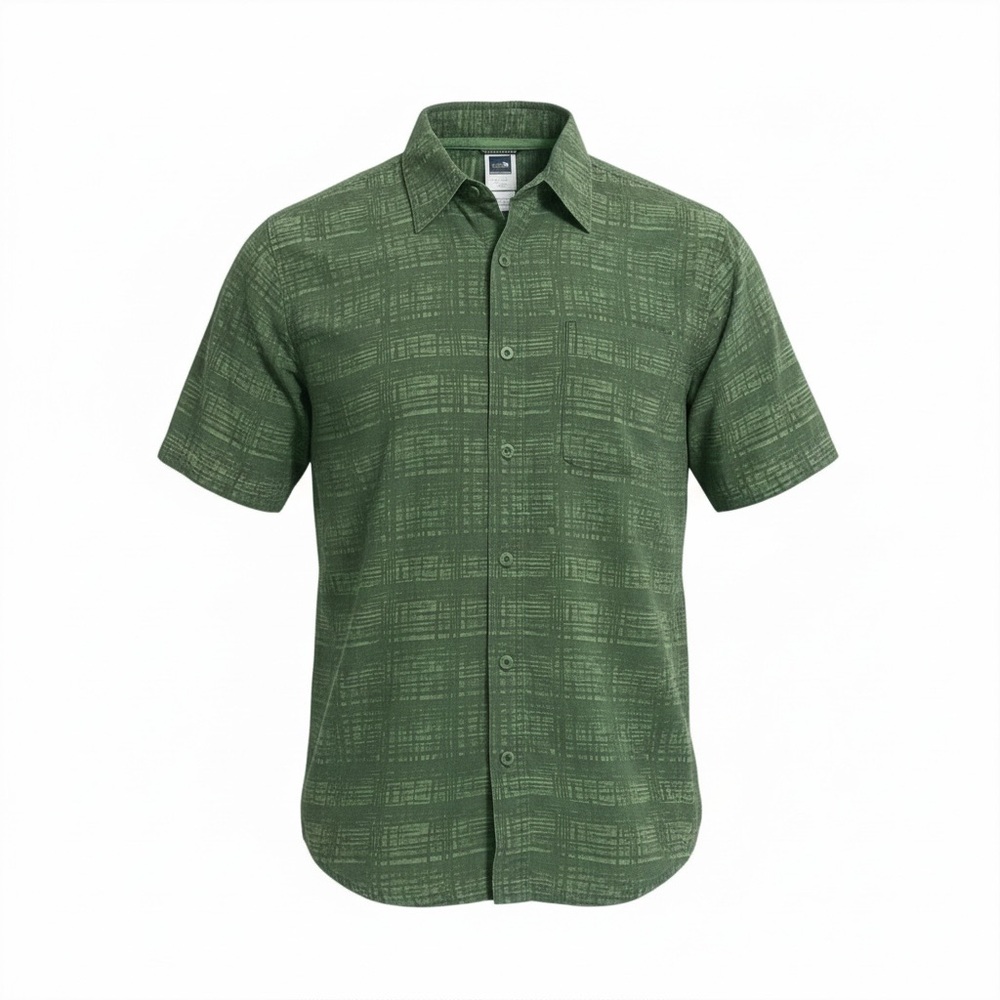 The North Face Olive Green Casual Button Down Shirt